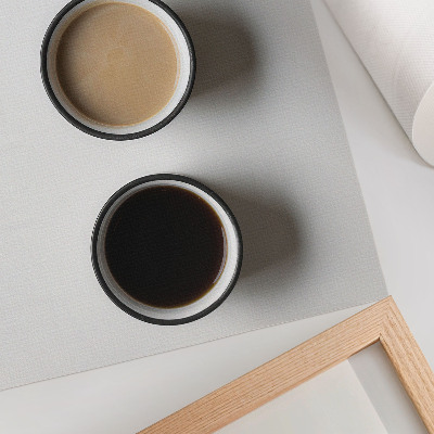 Dekorativ väggaffisch Tre olika drinkar minimalistiskt arrangemang