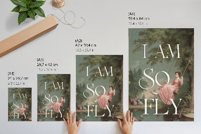 Poster Retrostil, natur och elegans
