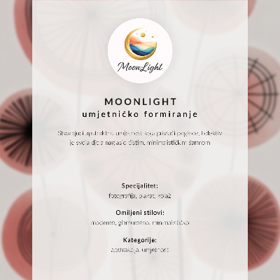 Dekorativ väggaffisch En svartvit hund mot en intensivt rosa bakgrund