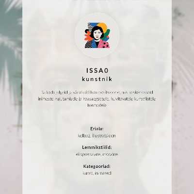 Poster En enhörning på gul bakgrund, magisk och mystisk