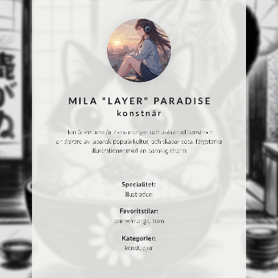 Hållbar väggposter Bedårande rosa kattunge som äter pasta