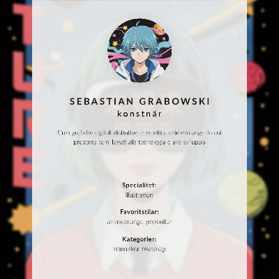 Dekorativ väggaffisch Framtida teknologi lila dynamiskt tema