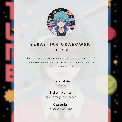 Poster modern karaktär med VR-glasögon