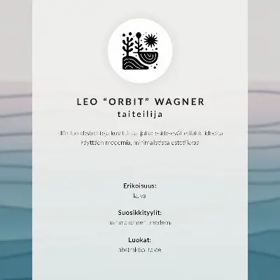 Poster elegant grön bil med minimalistisk enkelhet