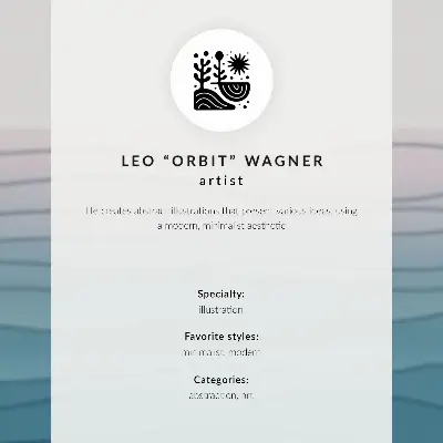 Poster elegant grön bil med minimalistisk enkelhet