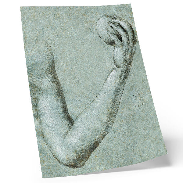Dekorativ väggaffisch Evas arm (1507) av Albrecht Dürer