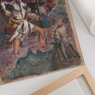 Affisch Studie efter Dürer: Sankt Kristoffer II av Albrecht Dürer