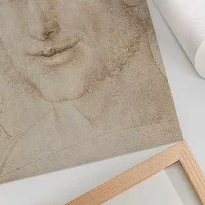 En ung mans huvud (1503) av Albrecht Dürer hållbar väggposter