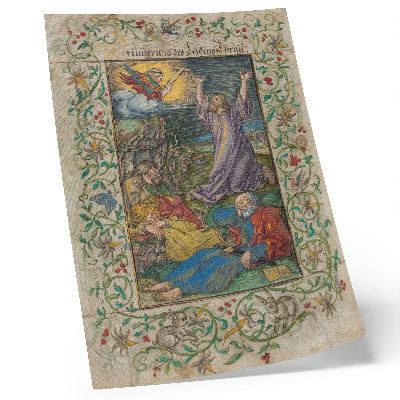 Dekorativ väggaffisch Kristus på Olivberget (1508 och 1580-talet) av Albrecht Dürer och Georg Mack den äldre