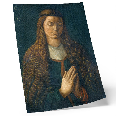 Affisch Porträtt av en ung kvinna med löst hår, 1497, av Albrecht Dürer