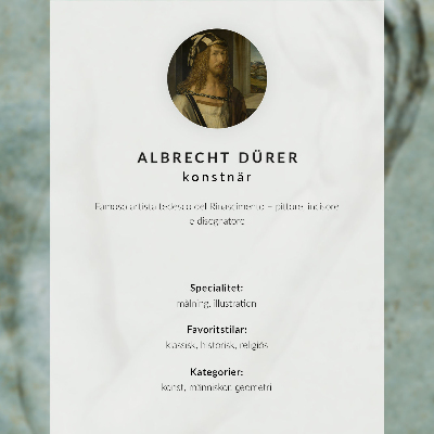 Affisch Porträtt av en ung kvinna med löst hår, 1497, av Albrecht Dürer