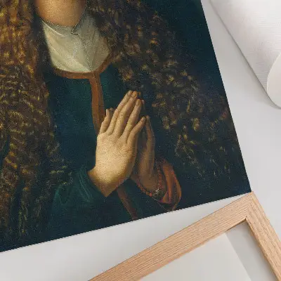 Affisch Porträtt av en ung kvinna med löst hår från 1497 av Albrecht Dürer