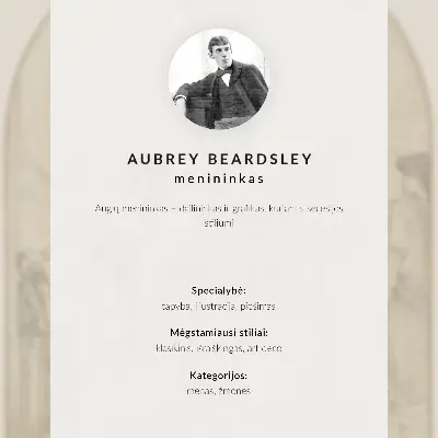 Hållbar väggposter Heroldens granskning baserad på Aristofanes Lysistrata av Aubrey Beardsley