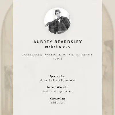 Hållbar väggposter Heroldens granskning baserad på Aristofanes Lysistrata av Aubrey Beardsley