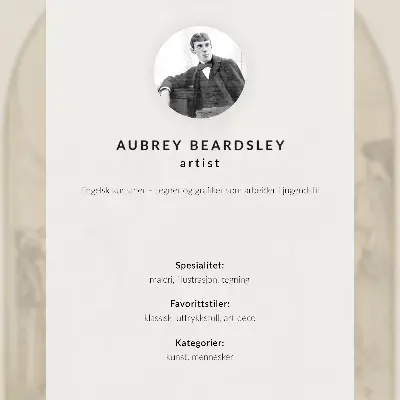 Hållbar väggposter Heroldens granskning baserad på Aristofanes Lysistrata av Aubrey Beardsley