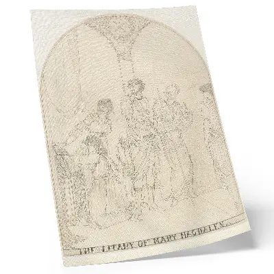 Dekorativ väggaffisch med motivet Litania av Maria Magdalena av Aubrey Vincent Beardsley