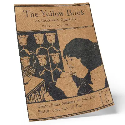 Affisch omslag till The Yellow Book, en illustrerad kvartalsutgåva, volym II, juli 1894 av Aubrey Beardsley