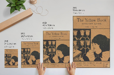 Affisch Omslag till The Yellow Book, en illustrerad kvartalsutgåva, volym II, juli 1894, Aubrey Beardsley