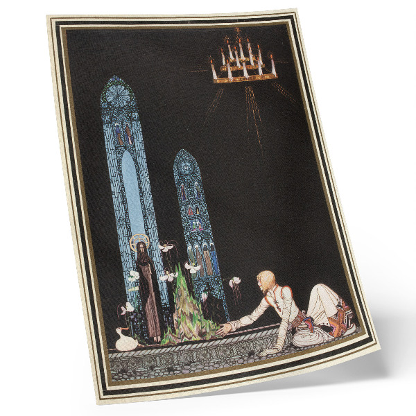 Hållbar väggposter Kay Nielsens illustration till boken