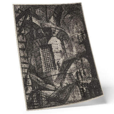 Dekorativ väggaffisch Runda tornet (1780-talet) – Giovanni Battista Piranesi