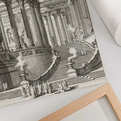 Poster med motiv av Forntida tempel av Giovanni Battista Piranesi
