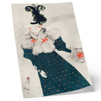 Hållbar väggposter La revue blanche (1895) högupplöst tryck av Henri de Toulouse-Lautrec