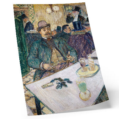 Poster Herr Boileau i kaféet (1893) – en högupplöst målning av Henri de Toulouse-Lautrec