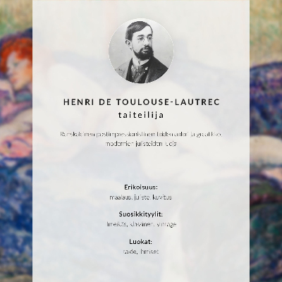 Poster Herr Boileau i kaféet (1893) – en högupplöst målning av Henri de Toulouse-Lautrec