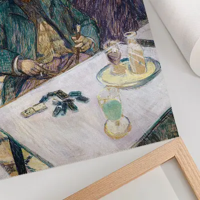 Poster med målningen Herr Boileau i kaféet från 1893 av Henri de Toulouse-Lautrec