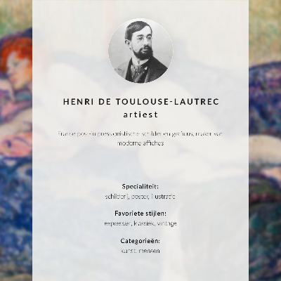 Poster Henri de Toulouse-Lautrec, Violbukett i vas (1882), stilleben