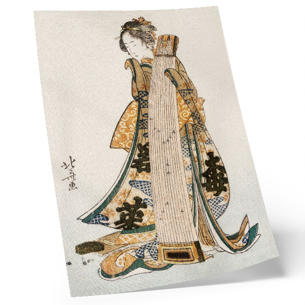 Dekorativ väggaffisch Japansk Hokusai (1760-1849) i vintage ukiyo-e-stil