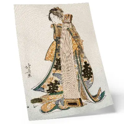 Väggaffisch japansk ukiyo-e-stil av Hokusai 1760-1849