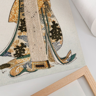 Dekorativ väggaffisch Japansk Hokusai (1760-1849) i vintage ukiyo-e-stil