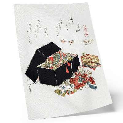 Poster Hokusais japanska smyckeskrin (1822)