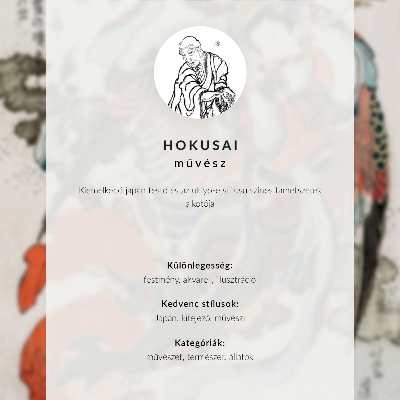 Affisch Hokusais tallar (1800-1900) – japanskt träblockstryck i vintagestil