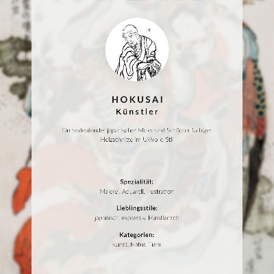 Poster Katsushiki Hokusai's Deer (1904), vintage djurillustration