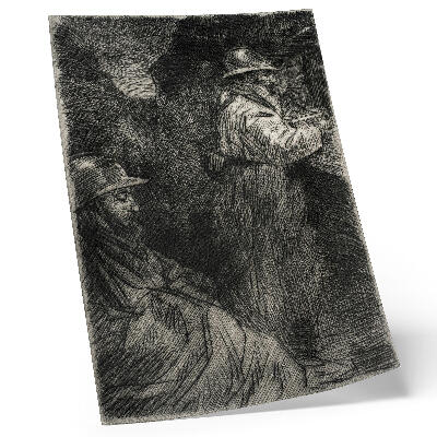 Affisch I baracken – Théophile Alexandre Steinlen