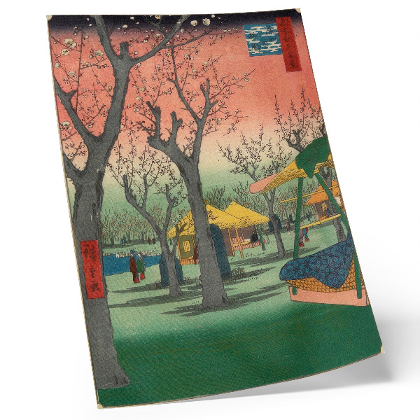 Affisch Kamata Plum Garden. Original från Minneapolis Institute of Art.