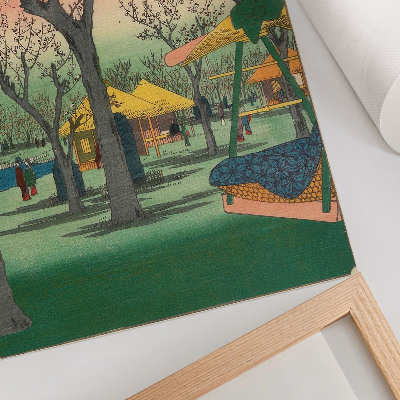 Affisch Kamata Plum Garden. Original från Minneapolis Institute of Art.