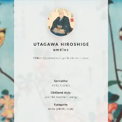 Poster träsnitt av Utagawa Hiroshige föreställande hantverkaren Ichida Shōshichirō från Naniwa (1819)