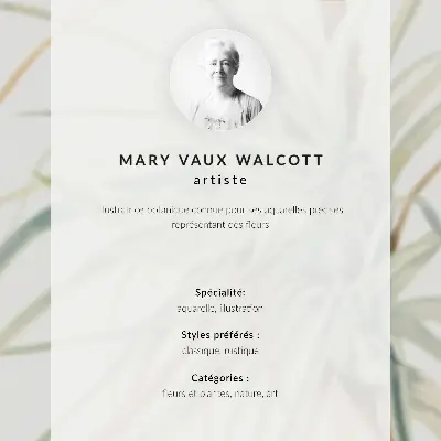 Poster Vildananas (Tillandsia fasciculata) från 1921 av Mary Vaux Walcott