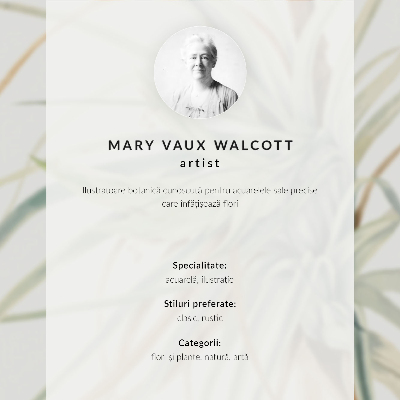 Poster Vildananas (Tillandsia fasciculata) (1921) av Mary Vaux Walcott