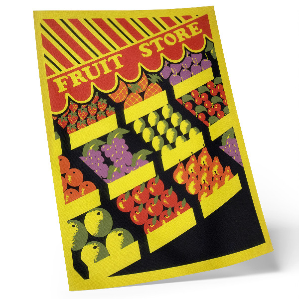 Dekorativ väggaffisch Fruktbutiken (1936) – av Federal Art Project