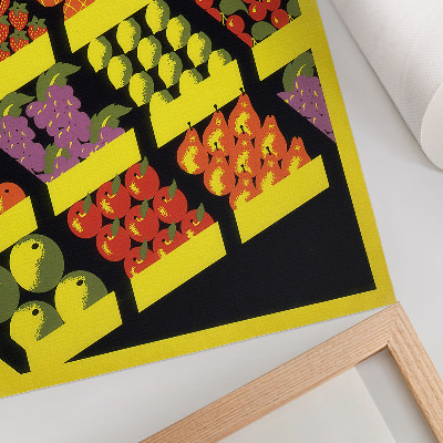 Dekorativ väggaffisch Fruktbutiken (1936) – av Federal Art Project