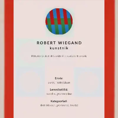 Affisch utställningsaffisch av Robert Wiegand (1965)