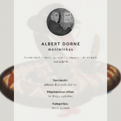 Affisch Ormaffisch (1944) av Albert Dorne