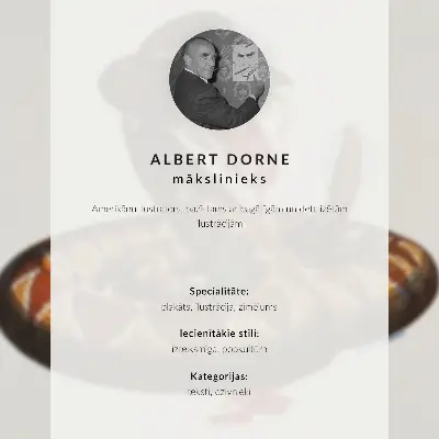 Ormaffisch av Albert Dorne från 1944