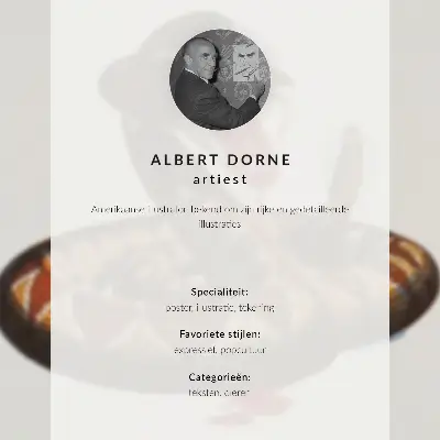 Ormaffisch av Albert Dorne från 1944