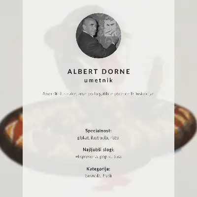 Ormaffisch av Albert Dorne från 1944