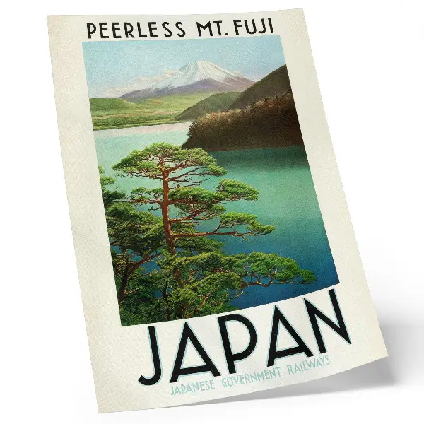 En resa till Japan på 1930-talet poster